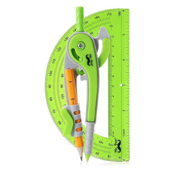 Mr. Pen Compass and Protractor Geometry Kit Set NWT - Picture 3 of 4
